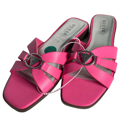 Sandalias Guess Rosa - Talla 7.5 USA (Dama) México 25