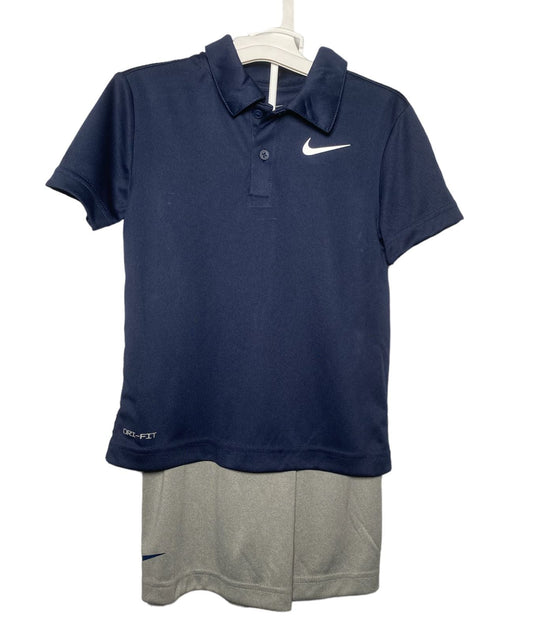 Conjunto Nike de Niño Azul y Gris TALLA 5